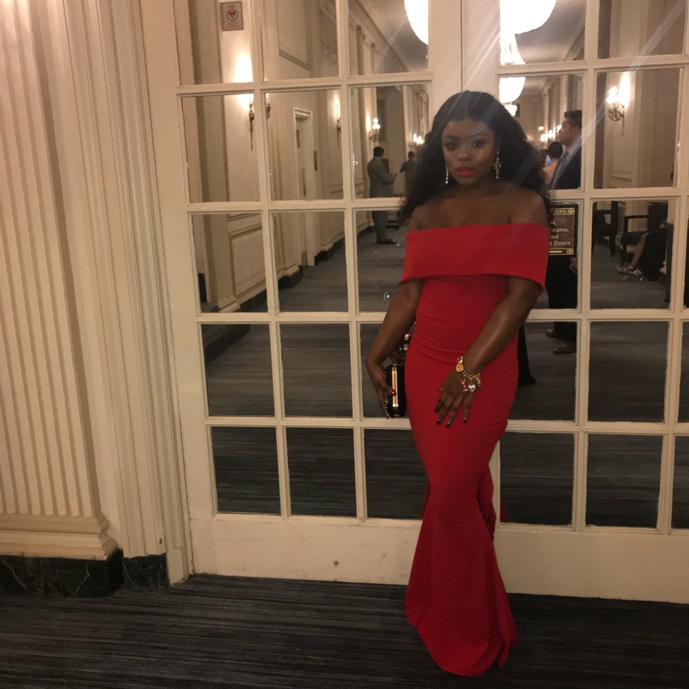 Red Evening gown